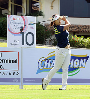 Former Phl Ladies Open winner Lee Jeong-hwa of Korea