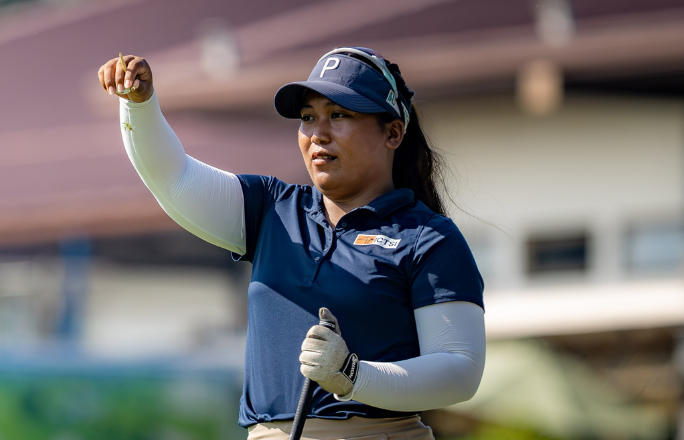 Bisera battles injury, weather to wrest 3-shot lead