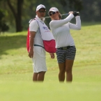 del rosario with her father caddie