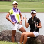 cyna rodriguez-pro champion and hwang min jeong-amateur and overall champion