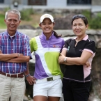 mr argy garcia-res.manager,mount malarayat,cyna rodriguez-pro champion and ms nana soriano-pr head ,ictsi