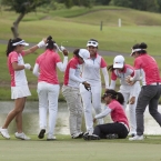 team ictsi congratualate the champion princess superal